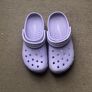 Lavender crocs